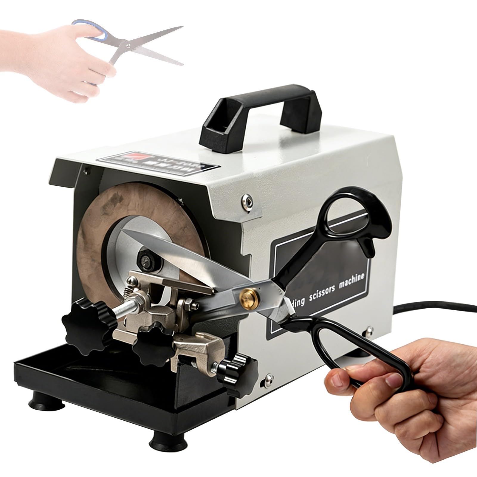 YXZYFPP Electric Scissors Sharpening Machine - Multifunctional Sharpener for Tailor Shears, 2800rpm Speed, Ideals for Crafts and Home Use