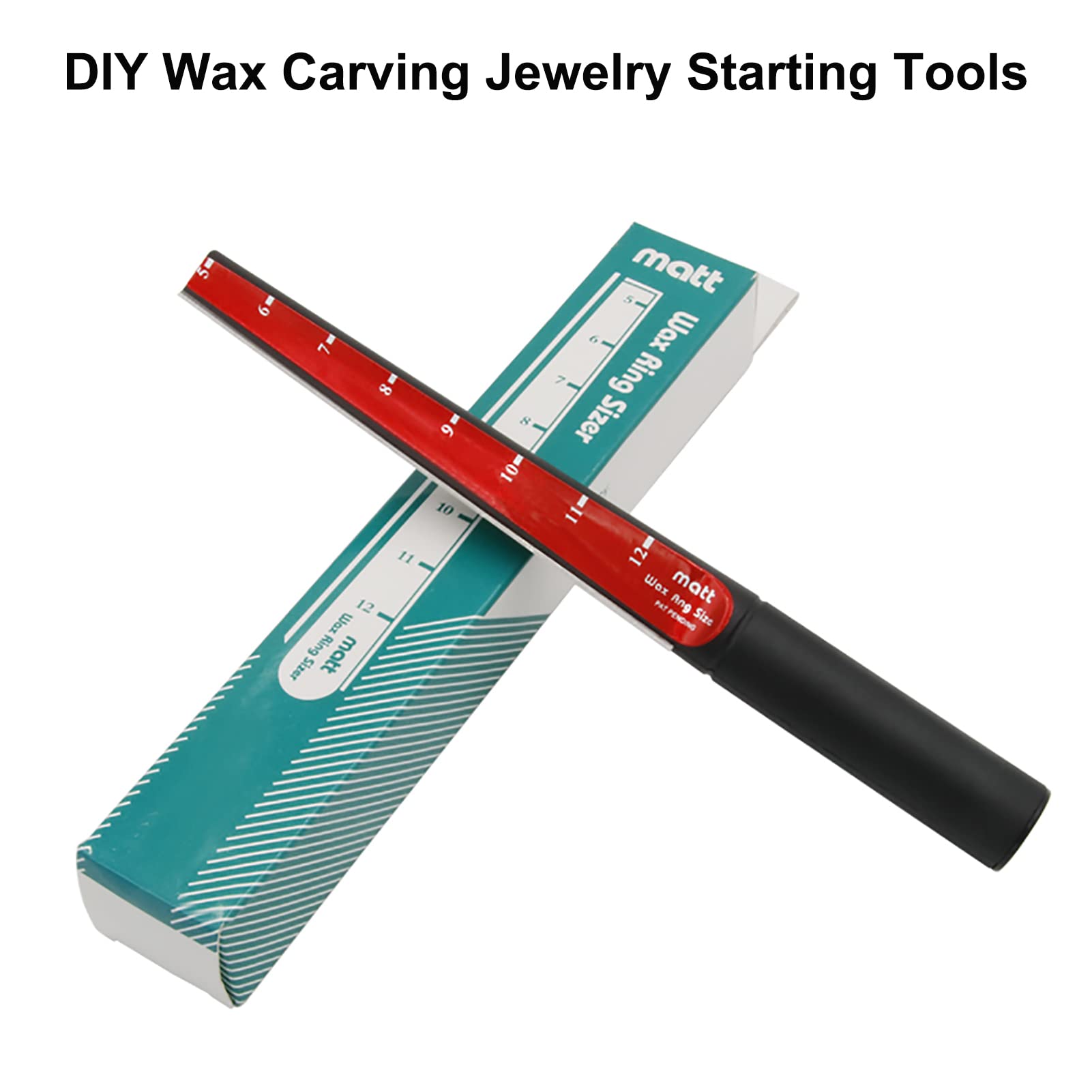 Wax Ring Sizer, Finger Stick Ruler Stainless Steel Wax Ring Caliper Ring Mandrel Metal Ring Sizer Jewelry Size Mandrel Tool for Ring Making