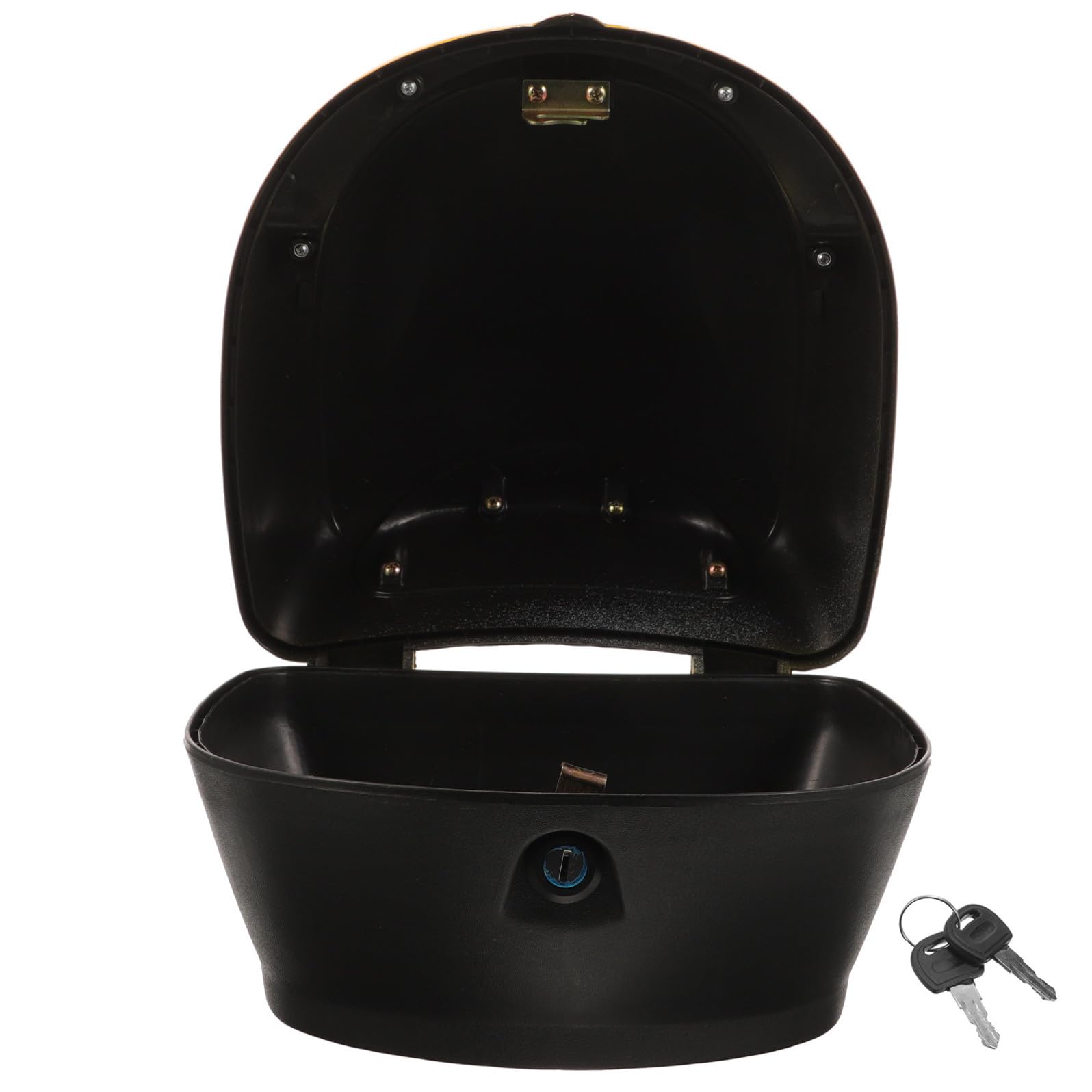 INOOMP Baule Posteriore Capacità Sufficiente in Plastica Piccolo per Lavorazione Fine, Resistente alla Deformazione per Conservare Casco e Attrezzi