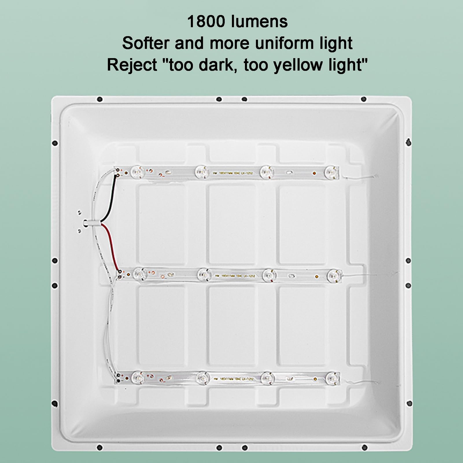 DIRIGÉ Écran Plat Lumière, Température Couleur 6500K, Plafond Éclairage Fixation Panneau, Montage Encastré Plafond Lumière, Encastré Plafonnier Bureau Cuisine Salle Bain(58W-30x60 cm)