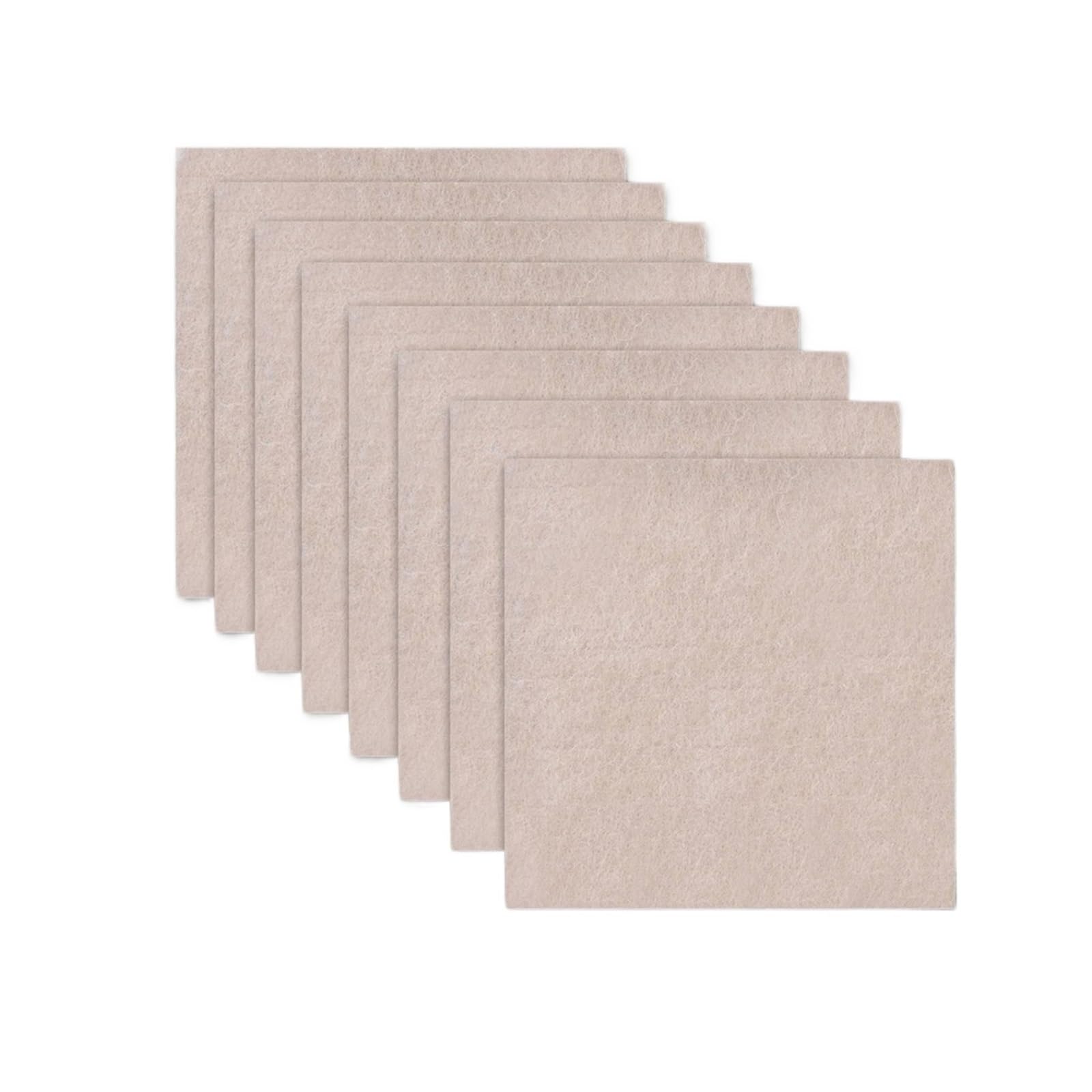 Self Adhesive Floor Protector Pad, Self Adhesive Square Felt Furniture Pads Multicolor or For Hardwood Tile Laminate(Orange)