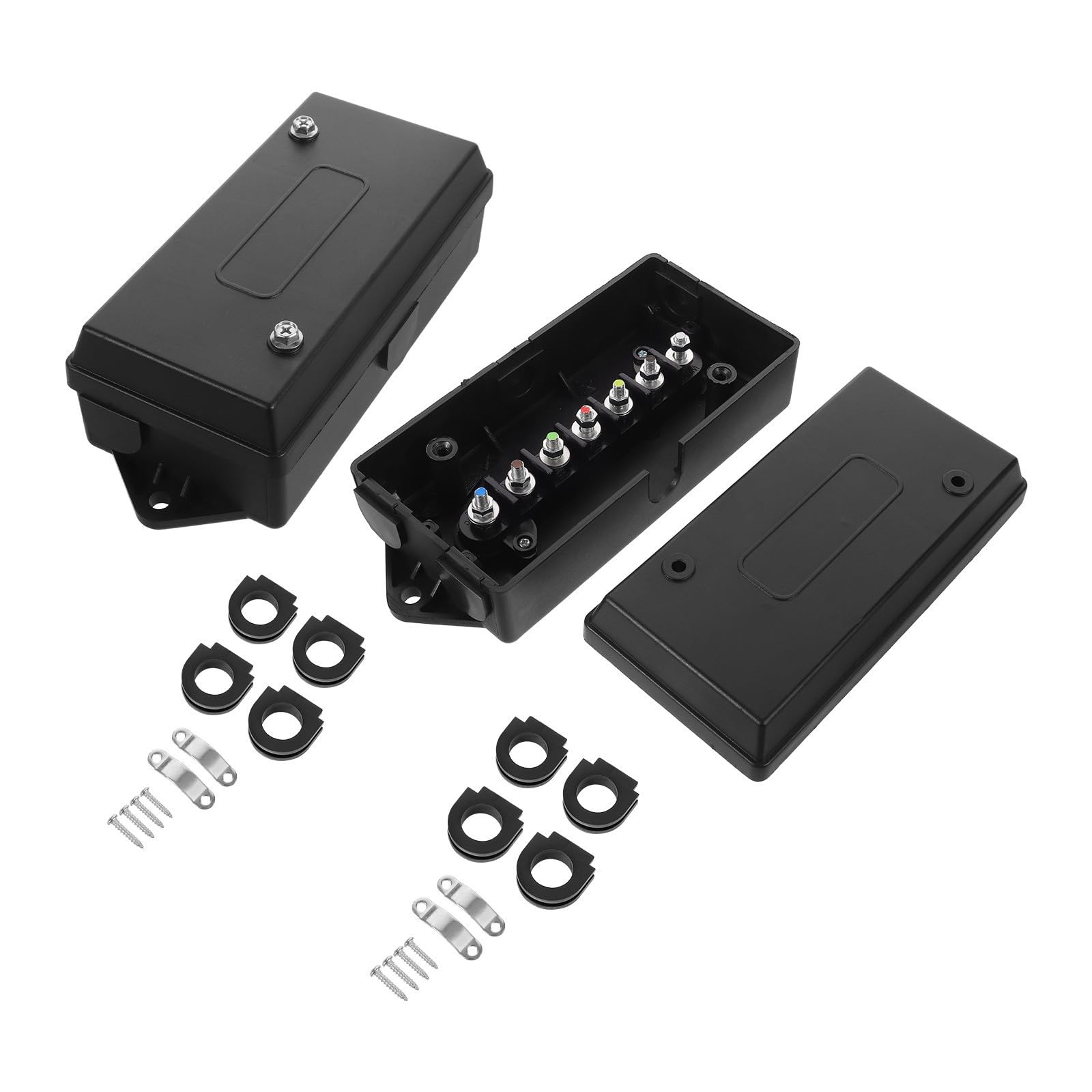 OUNONA 2 Piezas Caja de Conexiones para Vehículo Recreativo de 7 Vías,