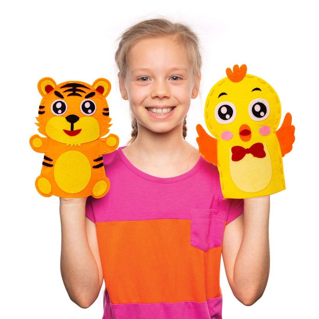 Kit Couture Enfant Motif Animaux De La Forêt, D'Animaux Kit De Couture