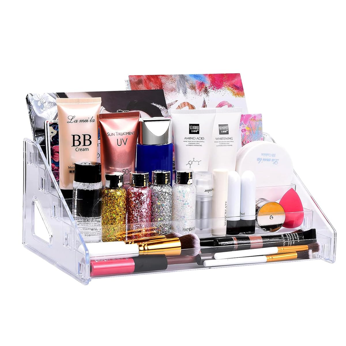 MAYCREATE® Acrylic Nail Polish Organizer of 5 Layers, Display Rack Storage Essential Oils Rack Holder Jewelry Makeup Organizer No Tool Needed Assembly Shelf Tray (B0D47FK5Z9) Amazon Price History, Amazon Price Tracker