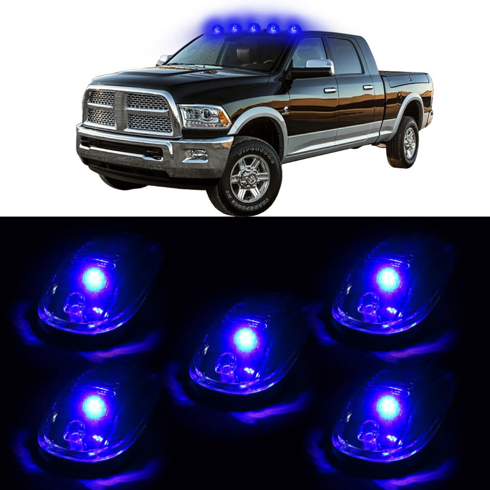 ECCPP 6-3020-SMD Led Side Marker Lights Smoke Len Number of 6