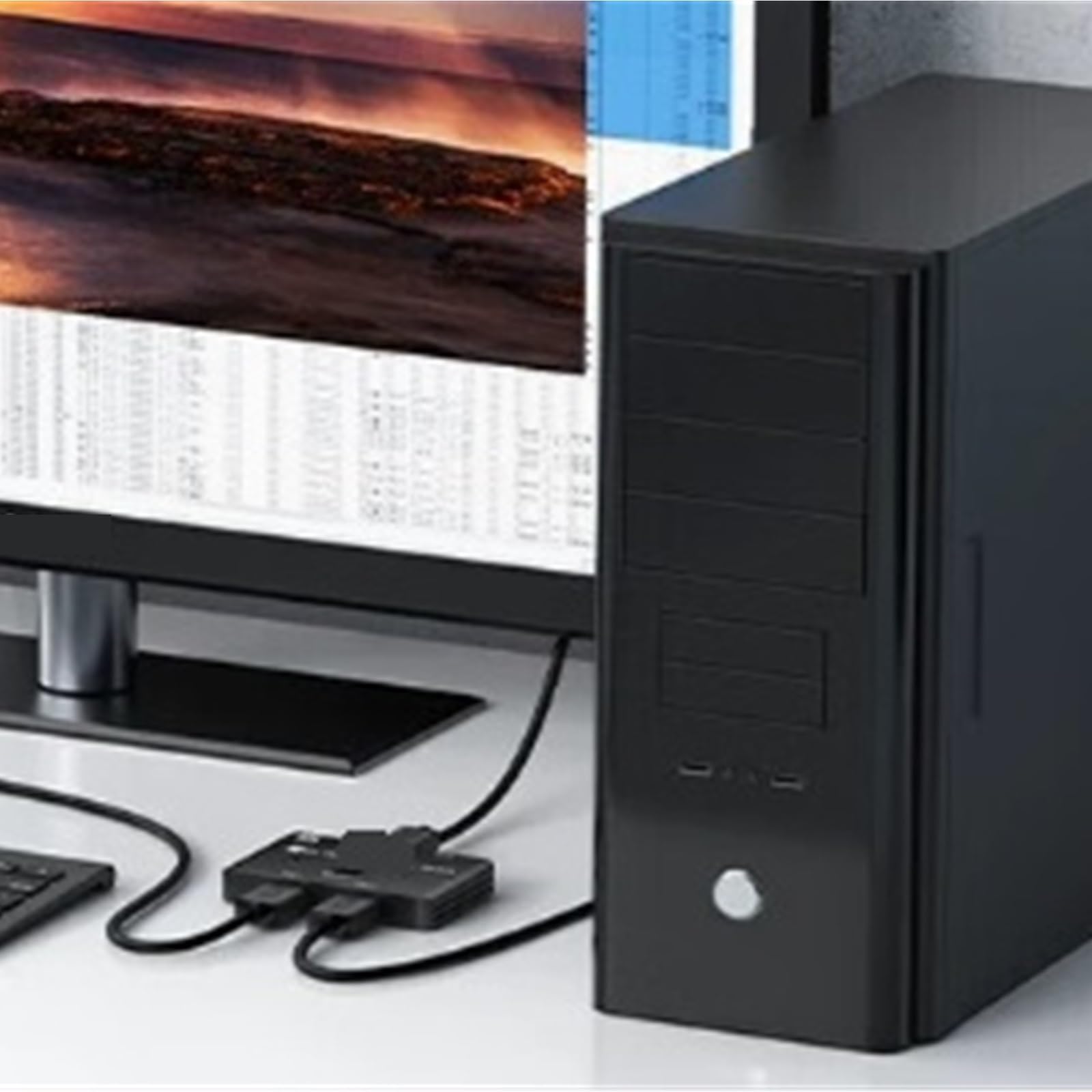 Stacja ładująca USB, Rozdzielacz DP Na HDMI/DP 1 Do 2 | 8K HD, Rozszerzony Wyświetlacz Wideo