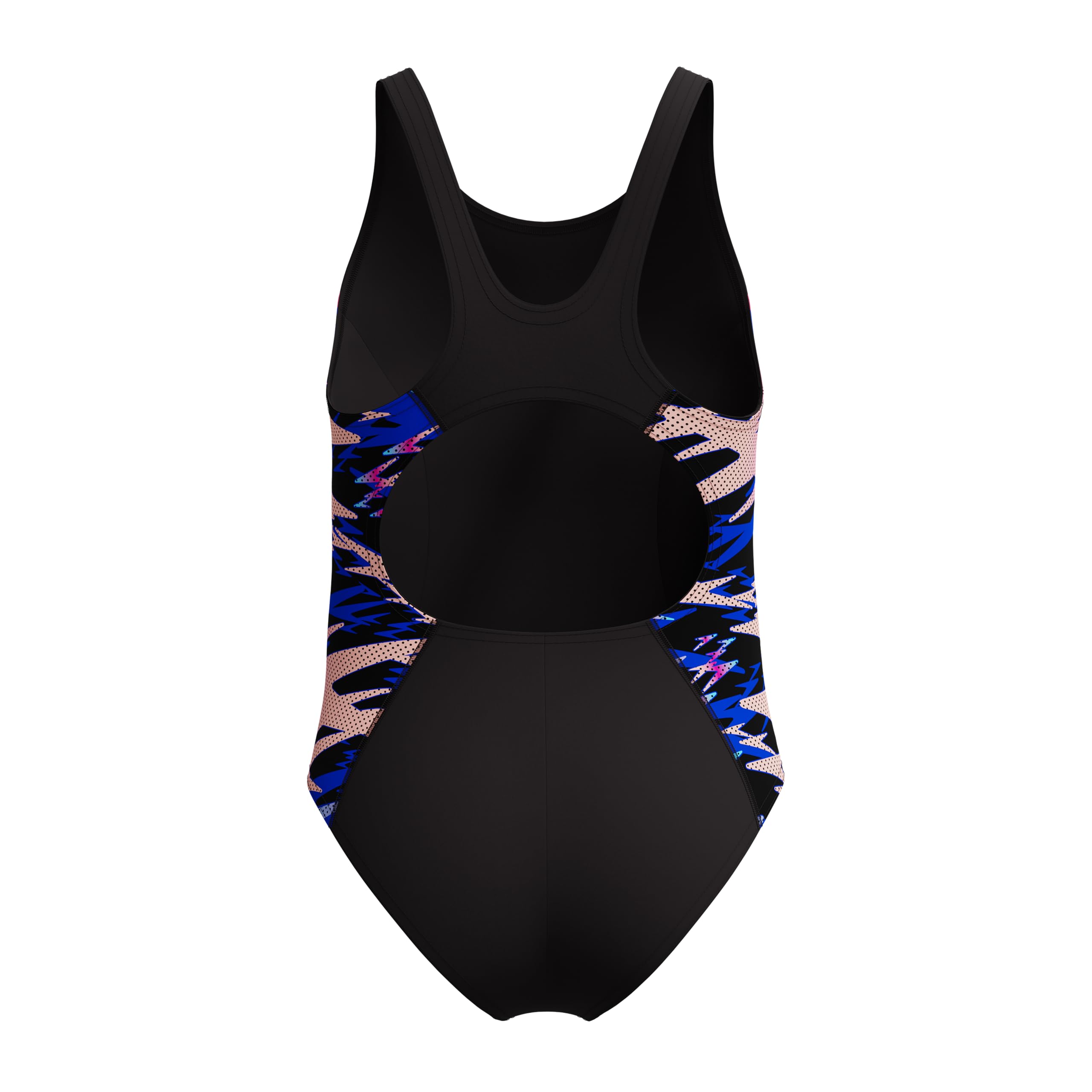 Speedo Hyperboom Splice Muscleback Maillot de bain pour fille Anthracite/rose margarita