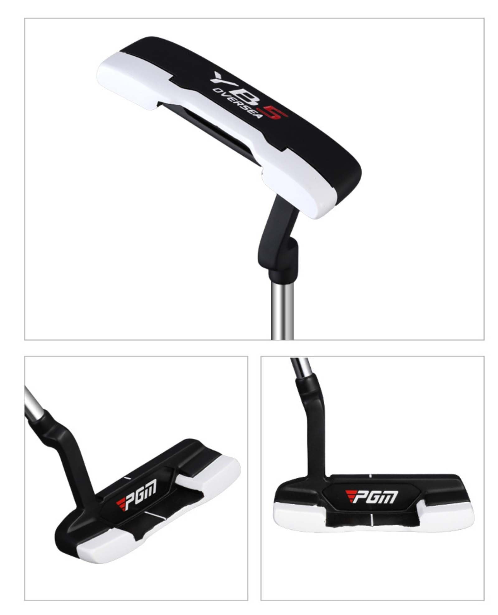 Putter de golf para diestros para hombres y mujeres con eje de acero de 3 grados
