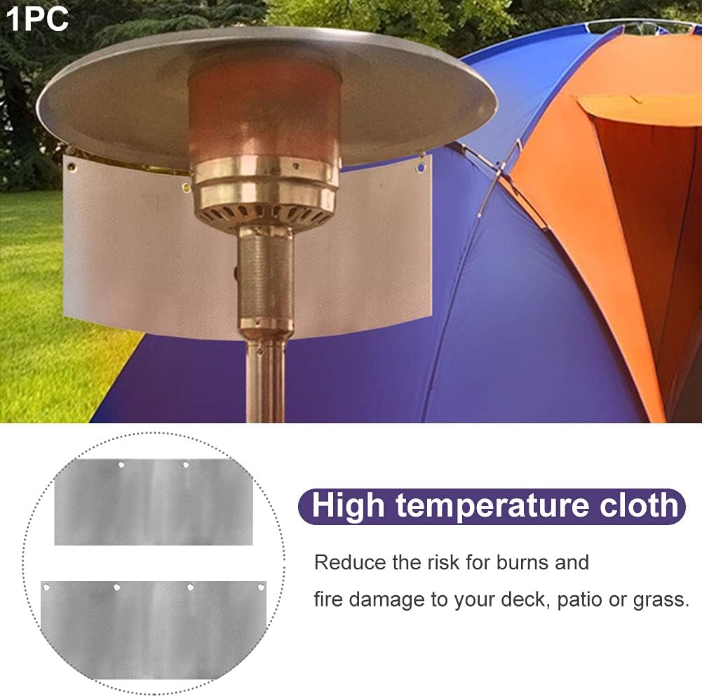 review EKDJKK Heat Focusing Reflector for Round Natural Gas and Propane Patio Heater - High Temperature Resistant Cloth Camping Flame Outdoor Heater (Size:L)