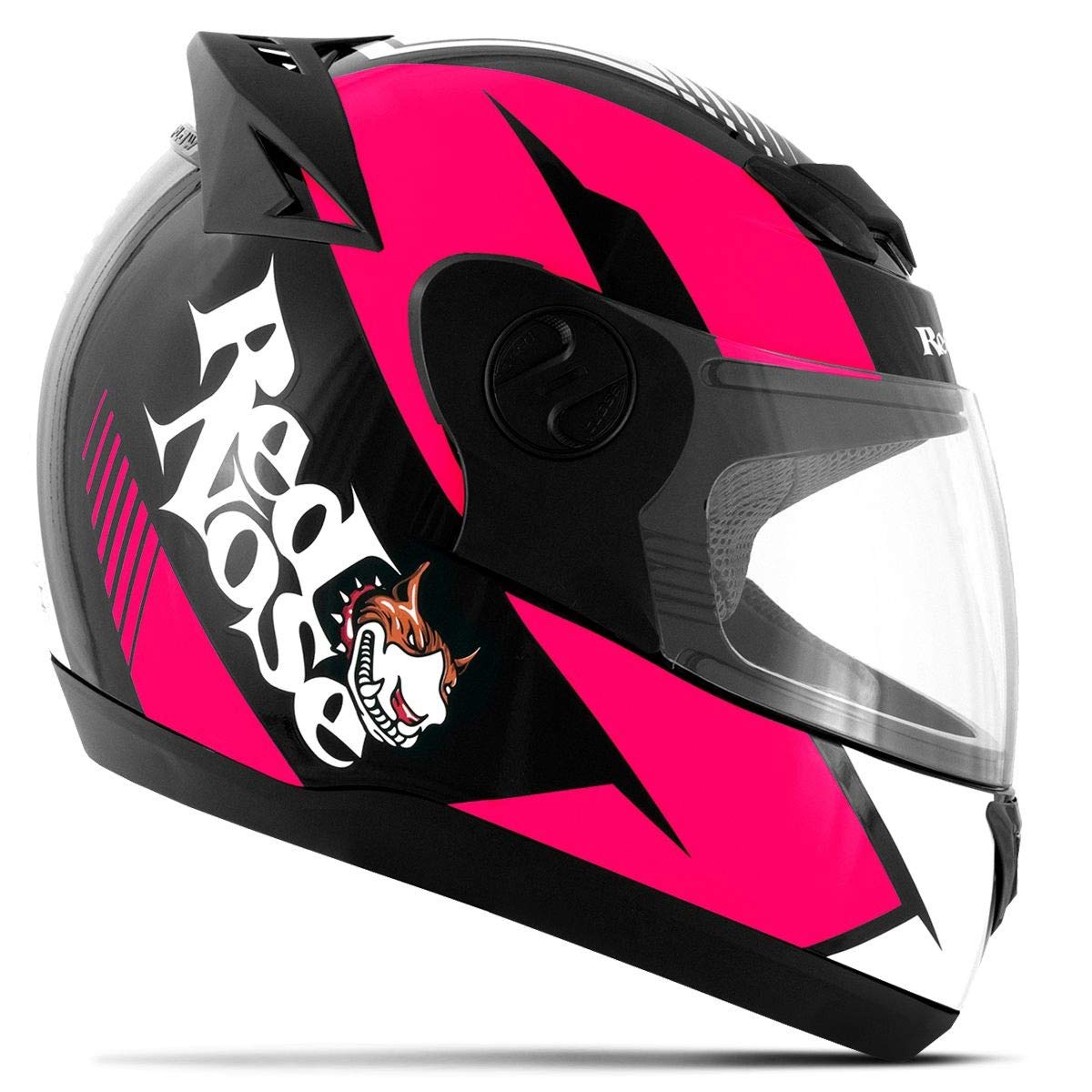 Capacete Moto Pro Tork Evolution G6 Red Nose Rn-01 58 Rosa