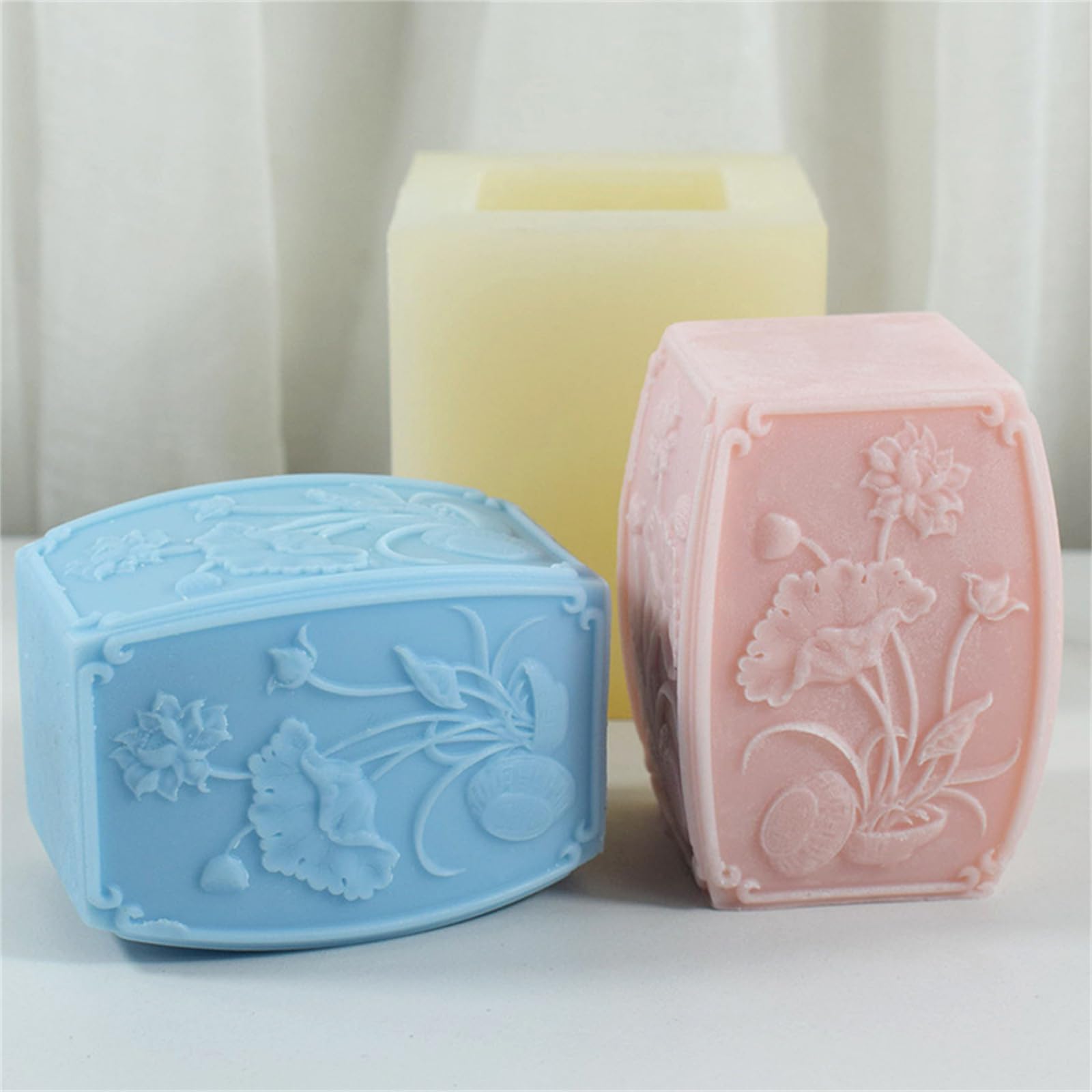 Moule à fleurs en Silicone pour la fabrication de bougies, ornement et réutilisable, en époxy, bricolage artisanal de noël