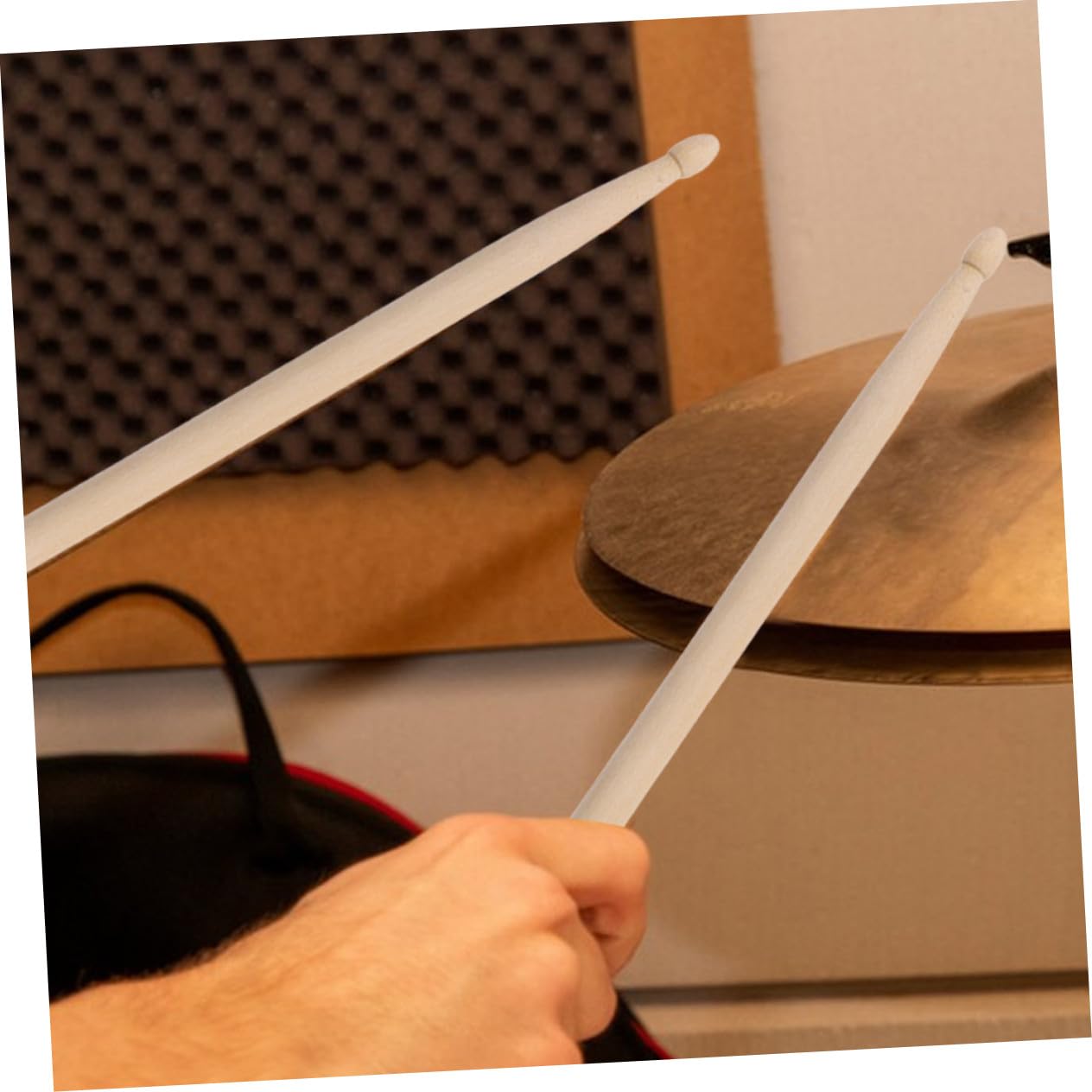 12 Paia Bacchette Batteria in Legno d Acero Bilanciate ed Ergonomiche Finitura Liscia per Jazz Rock e Percussioni per Studenti e Musicisti Adulti