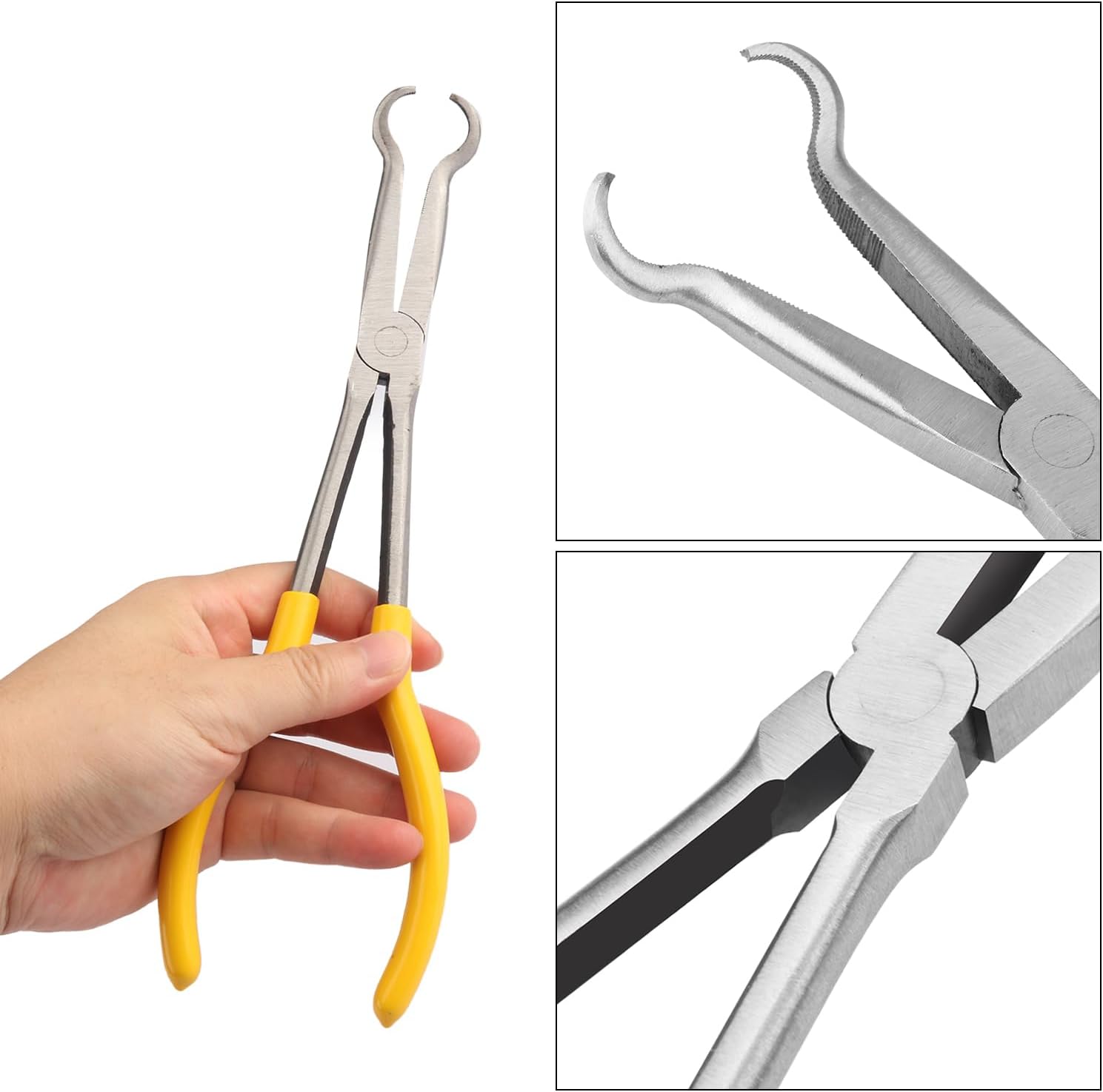 5 Packs 11 inch Long Needle Nose Pliers Set, long reach pliers, Precision and Durability for Professional Artisans, Electricians, and DIYers by GENHAKON