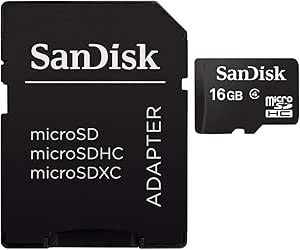 SanDisk Mobile Class4 MicroSDHC Flash Memory Card- SDSDQM-B35A with Adapter 16GB