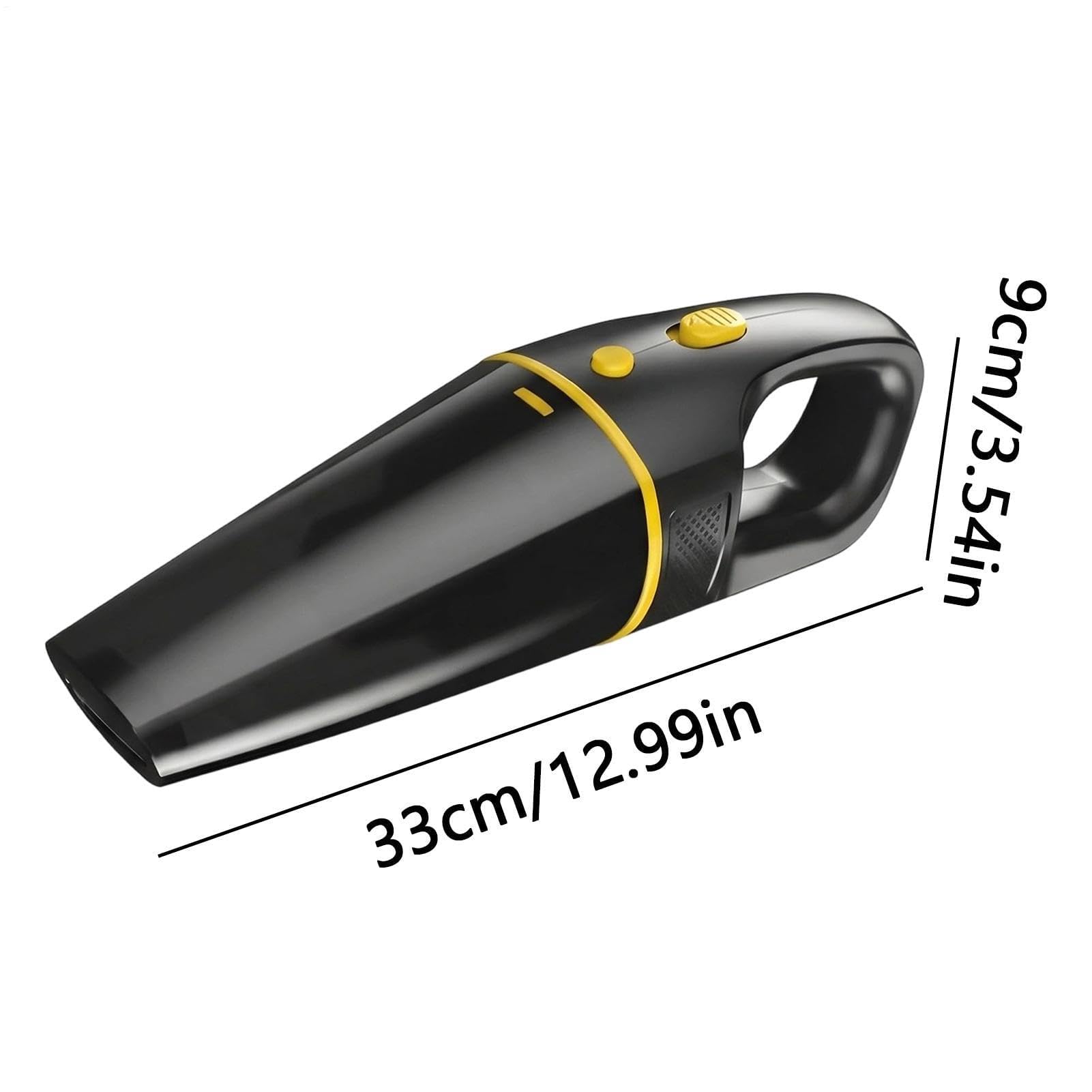 Aspiradora de mano inalámbrica, portátil, recargable, 10000 PA, 120 W, ideal para el hogar, vehículo, pelo de mascotas, sofá, alfombra, escritorio, teclado, rejillas de ventilación, tamaño pequeño