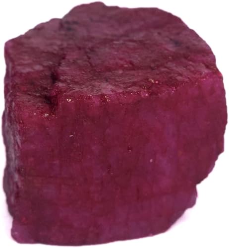 Un rubí rojo de alto grado de 102.00 quilates de cristal curativo, trozo de rubí natural, rubí en bruto sin cortar