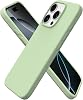 URUCHI iPhone 16 Pro 6.3 Case, Thin Liquid Silicone Full Coated, 3 Layer Soft Gel Rubber, Microfiber Lined, Shockproof and Scratch Resistant Protective Phone Case, Black