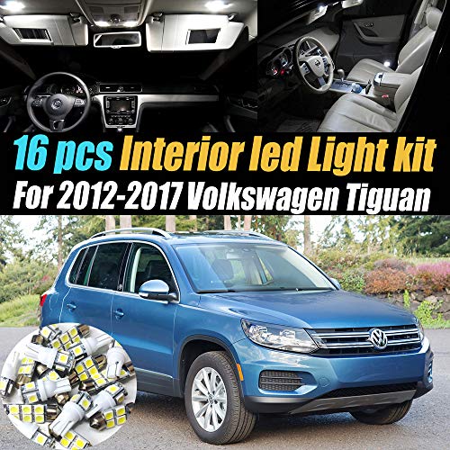 Kit de luces LED interiores para Volkswagen Tiguan 2012-2017 miniatura 1
