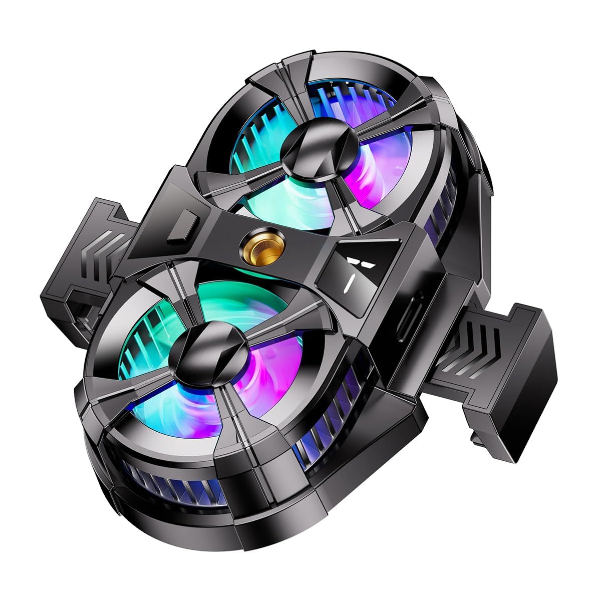 Sounce Phone Cooler Gaming Fan, Led Gaming Mobile Cooler, Dual Turbo Fan With Digital Display & Adjustable Clip Claw, 3 Speed Adjustable Phone Cooler Universal Phone Cooler for Live Streaming (B0D2XBRV35) Amazon Price History, Amazon Price Tracker