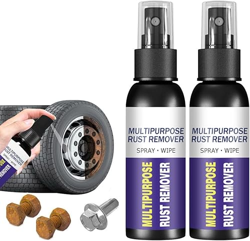 Spray removedor de óxido fuerte, removedor de óxido para aerosol de metal, 1.7 fl oz (1.7 fl oz), aerosol removedor instantáneo de óxido, limpiador