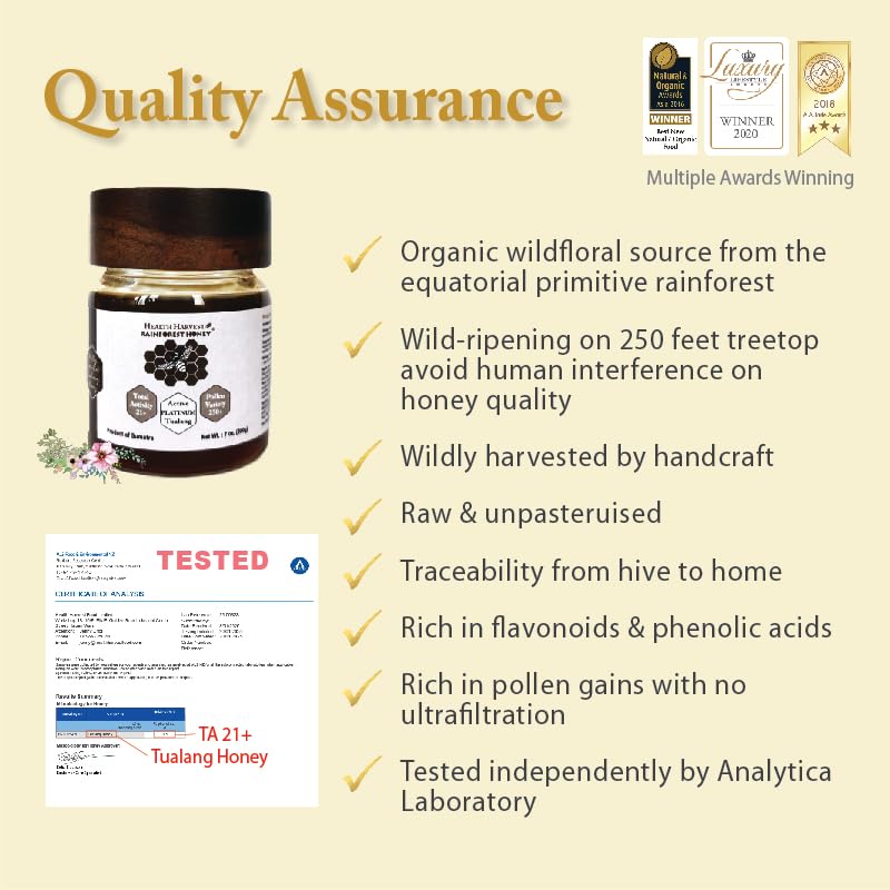 Premium Tualang Platinum Honey 7oz miniatura 5