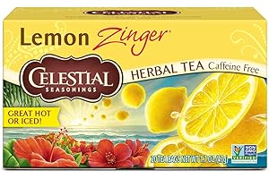 Celestial Seasonings Lemon Zinger Herbal Tea for Keurig: Refreshing Zest in Every Sip