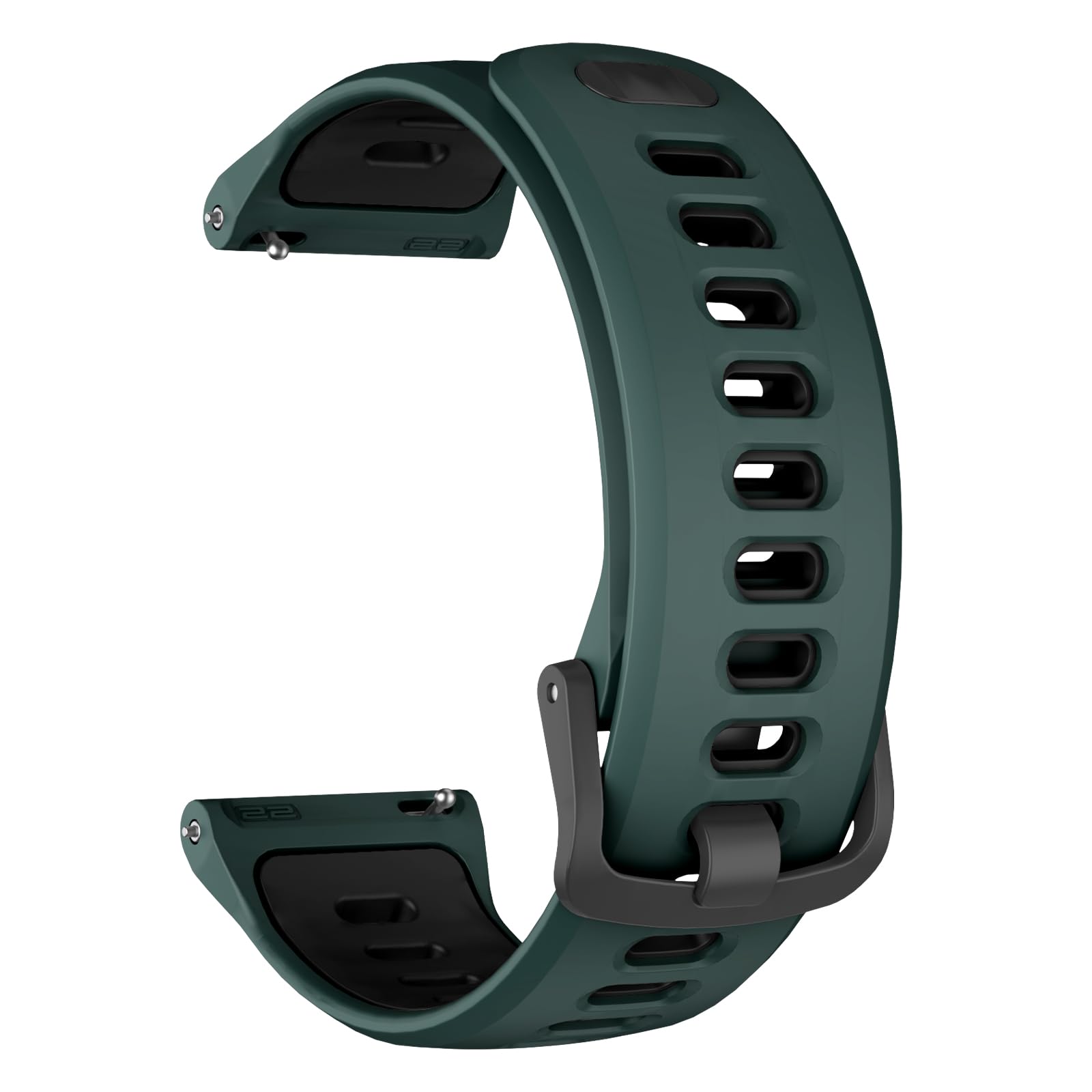 MYSNBKN 22 mm Watch Starp for Coros Pace 4/Pace 3/Apex 46 mm/Apex 2 Pro/Apex Pro, Replacement Strap Soft Silicone for Venu 2/Venu 3/Vivoactive 4/Forerunner 570 47 mm/265/255
