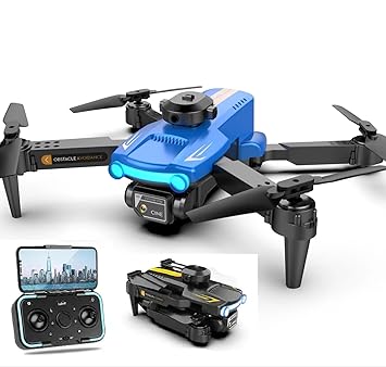 Ziria-Foldable-Toy-Drone-with-HQ-WiFi-Camera-Remote-Control-for-Kids-Quadcopter-with-Gesture-Selfie-Flips-Mode-App-One-Key-Headless-Mode (DF6)