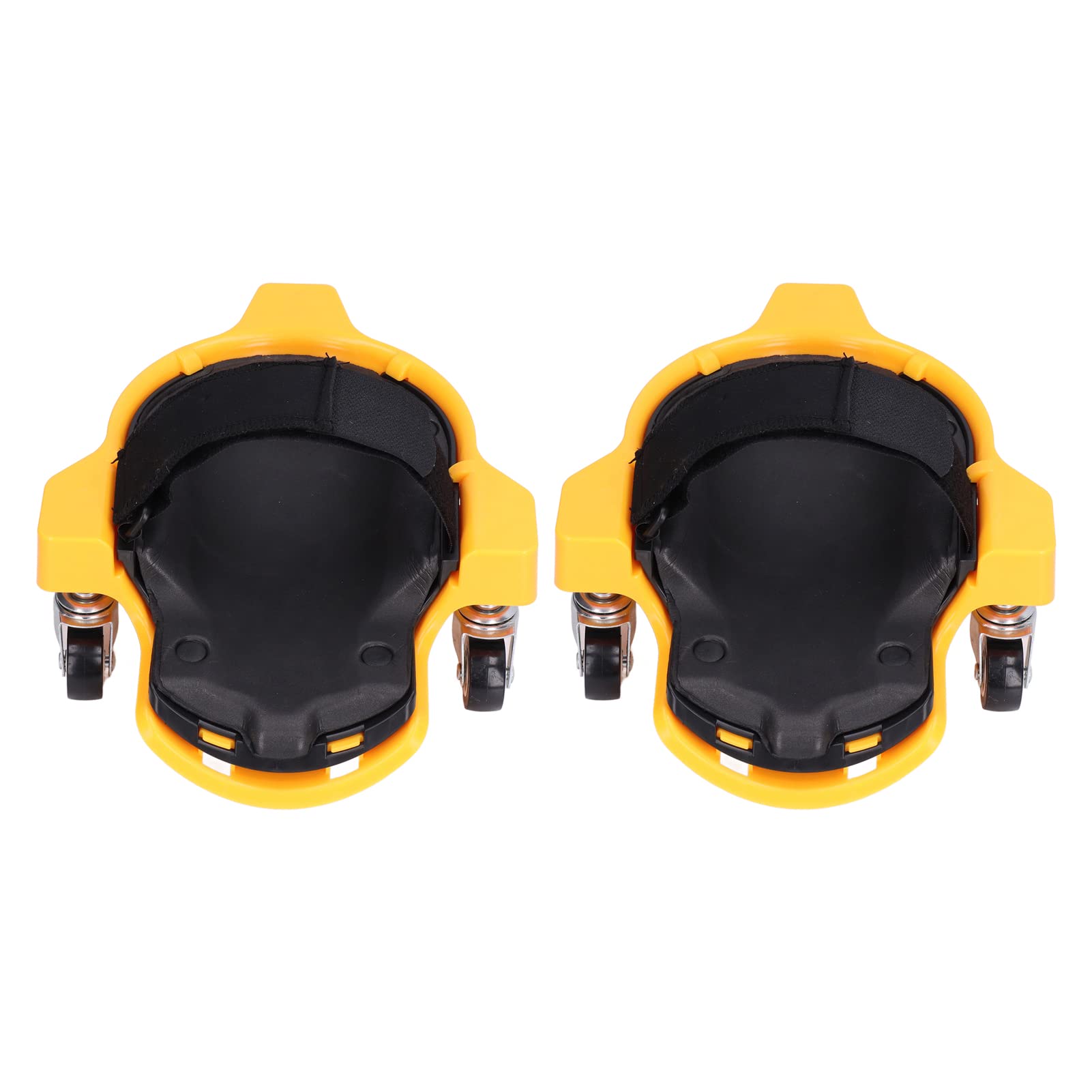 Cryfokt Rodilleras con Ruedas Forro Suave y Cómodo para Trabajadores de la Construcción y Entusiastas del Bricolaje Amarillo Tamaño 11.61 X 8.66 X 3.46, Cojín Multifuncional para Rodillas