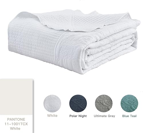 Miniatura 4 de HZ&HY - Juego de cubrecama de gran tamaño, muy ancho, 138 x 122 pulgadas, ligero, delgado y reversible, 4 piezas, 100 % microfibra, tamaño