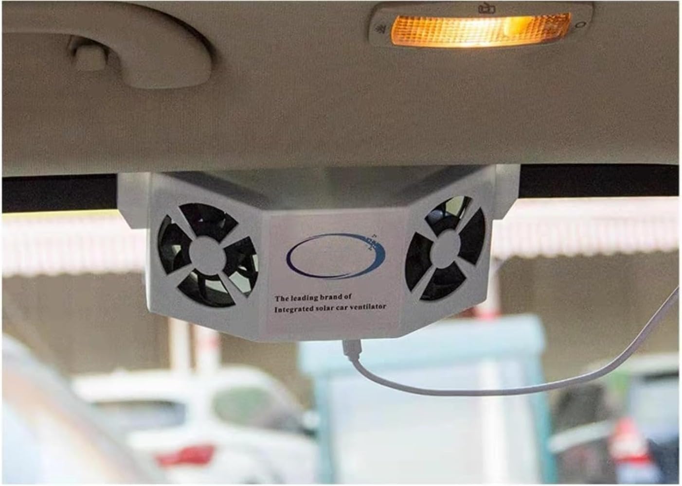 Tuyiutm 車用排気ファン、防水、吸盤式、太陽光発電、独立したソーラーパネルとファンの設計、空気冷却、空気清浄機、車用冷却システ