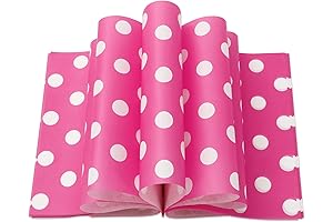 Rose White Dot Wax Paper Sheets
