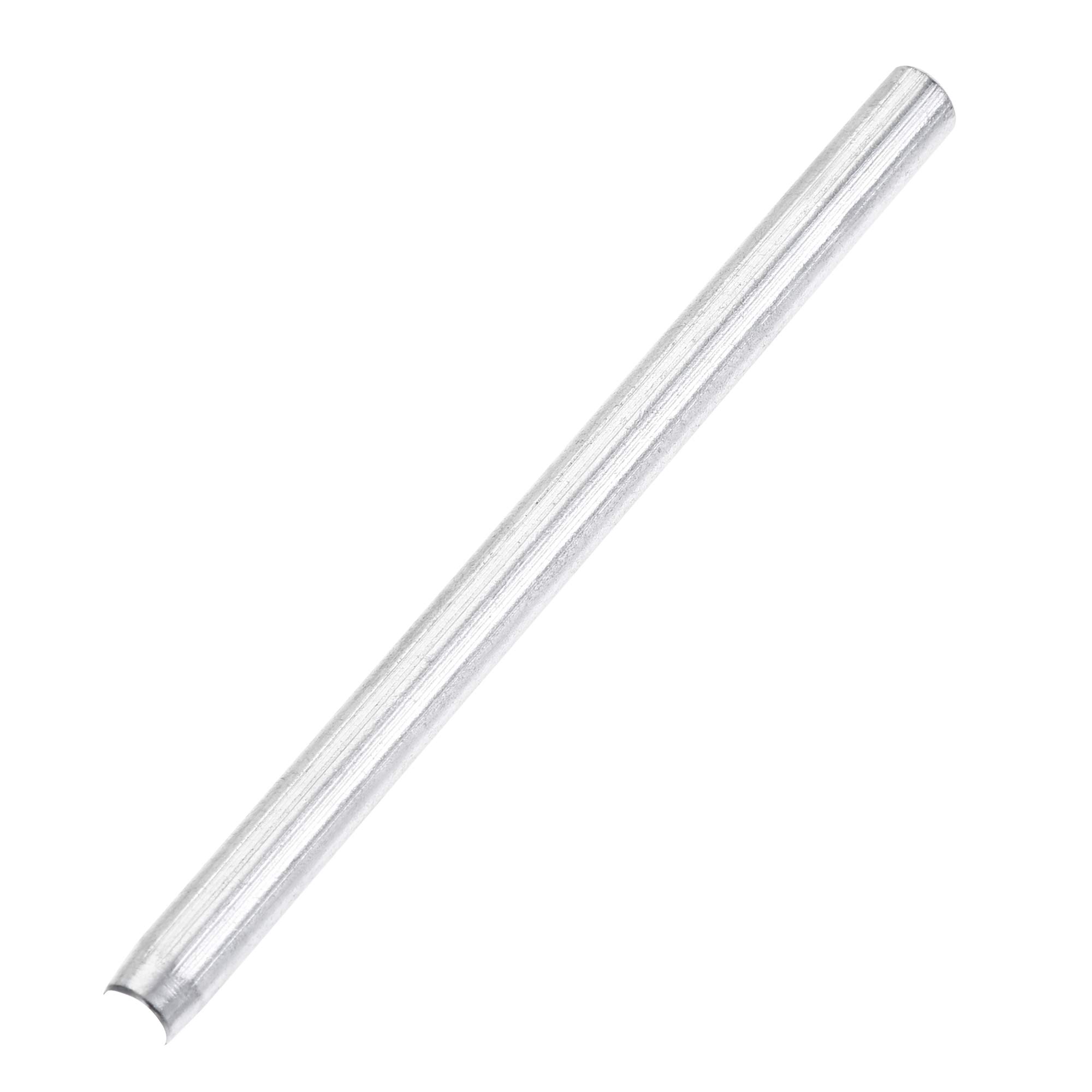 sourcing map Cortador de cuero en forma de media ronda de 5 mm herramienta de perforación para hacer manualidades correa cinturón cartera y bolsa
