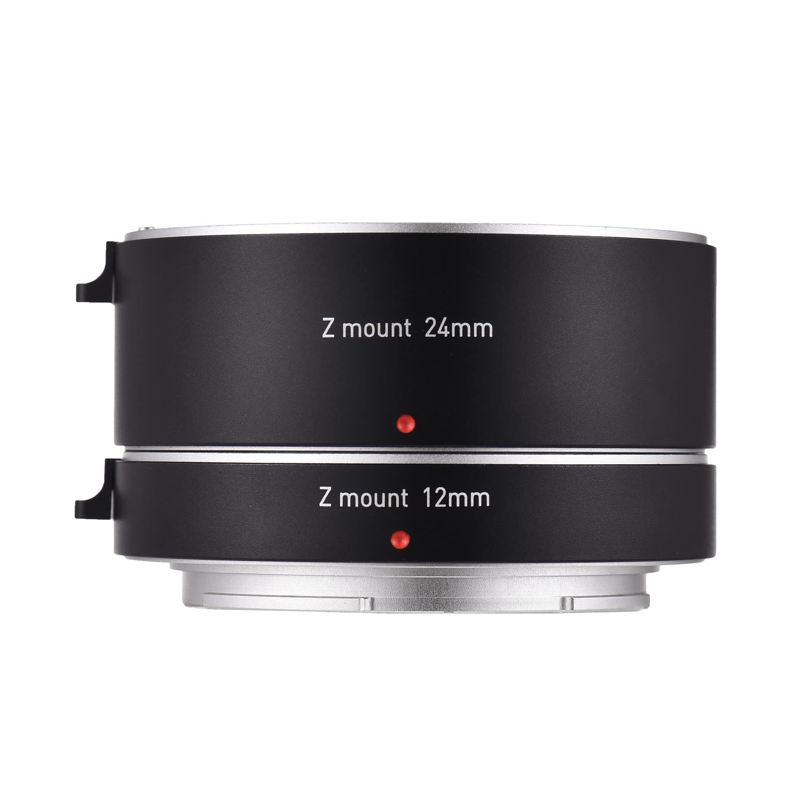 HUIOP Tubos de extensión de Metal Tubos de extensión automáticos de Enfoque automático Tubo de fotografía Macro de Montaje Z de 12 mm + 24 mm Compatible con cámara sin Espejo Z50 Z5 Z6 Z6II Z7 Z7II