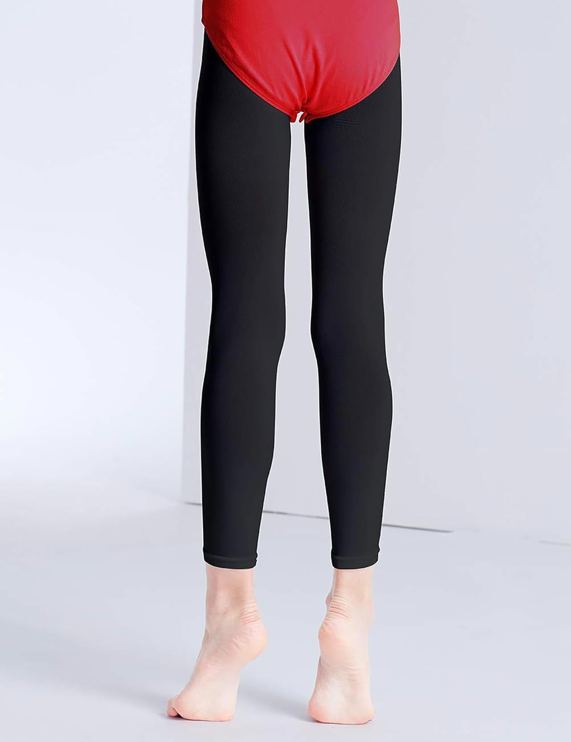 Daydance Girl's Women's Footless Tights for Dance, Balle, Gymnasics - Image 4