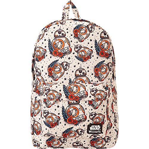 Loungefly The Force Awakens BB-8 Tattoo Backpack (Tan/Multi)