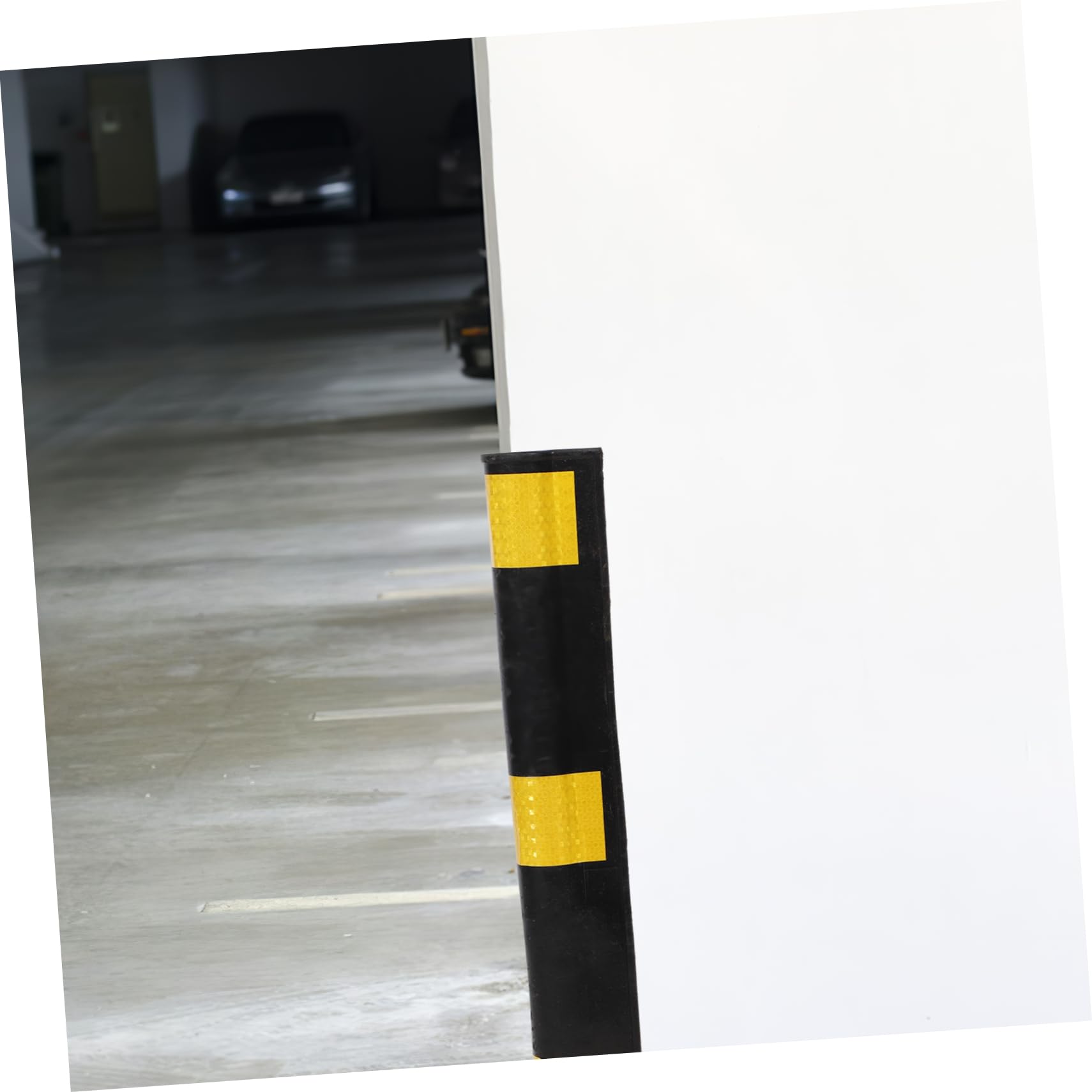Protezioni Angolari in Gomma per Pareti Riflettenti | Pilastri Angolari, Installazione Facile, Adatte a Garage Sotterranei e Aree di Parcheggio