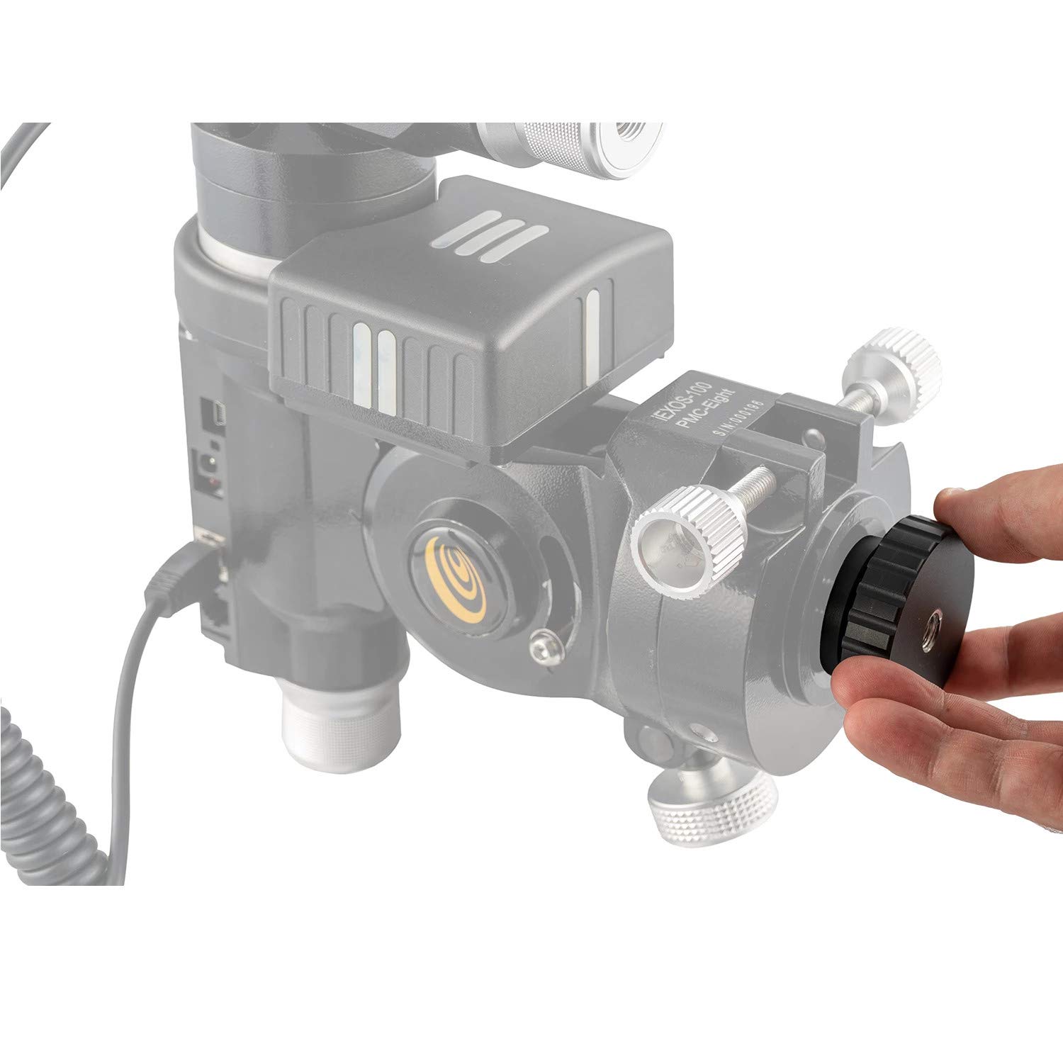 Dispositivo di regolazione micrometrica in azimut EXPLORE SCIENTIFIC per montatura iEXOS-100