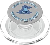 Vista 8 de Disney Lilo & Stitch No Idea Stitch PopSockets PopGrip estándar