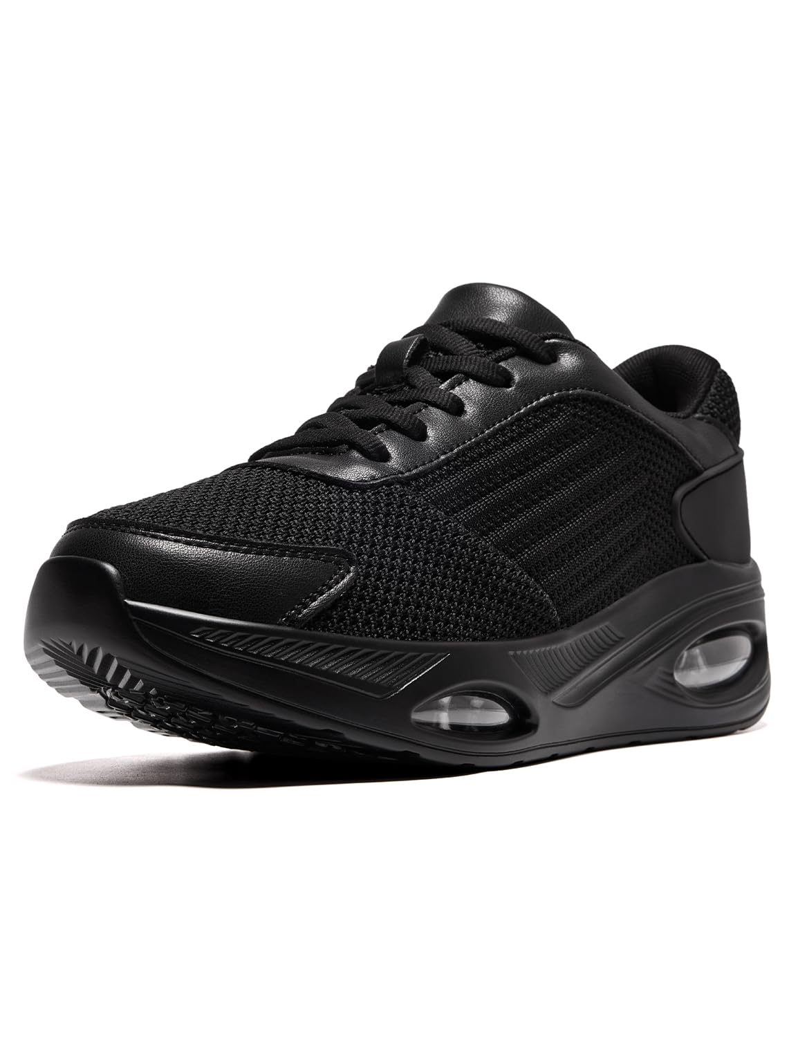 Myztra Damen Orthopädische Laufschuhe Sneaker Turnschuhe Sportschuhe | Plantarfasziitis Running Shoes, Memoryschaum, Luftkissen, Schnürung, Atmungsaktives Mesh, Rutschfest, Leicht, für Gym & Gehen