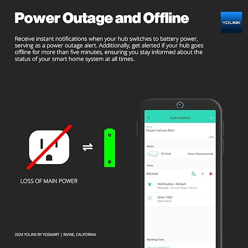 Vista 29 de YoLink Hub, 1/4 de milla de alcance súper largo de alcance inteligente LoRa habilitado para puente de automatización del hogar inteligente sistema