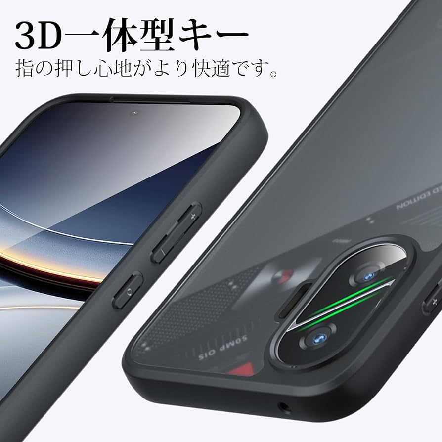 Amazon.co.jp: 【TIFIYA】For Xiaomi POCO F7 用 ケース クリア 米軍