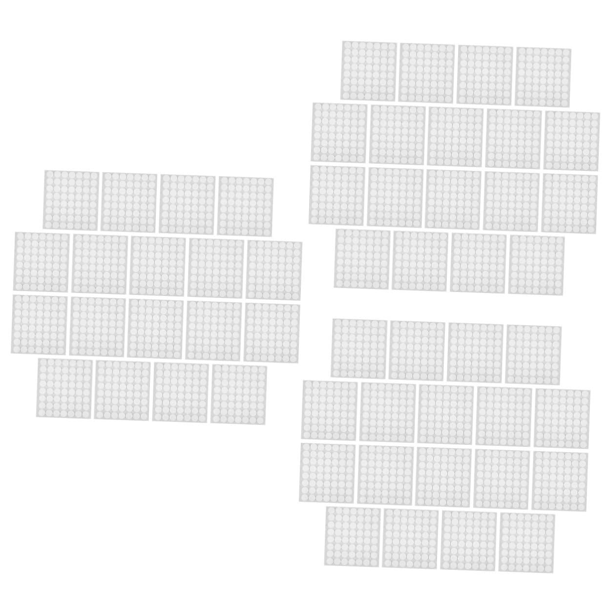Ciieeo 54blätter Runde Punkt Aufkleber Doppelseitige Aufkleber Selbstklebende Klebepunkte Für Bastelprojekte Und Grußkarten Vielseitig Einsetzbar Für Scrapbooking Und Einladungen