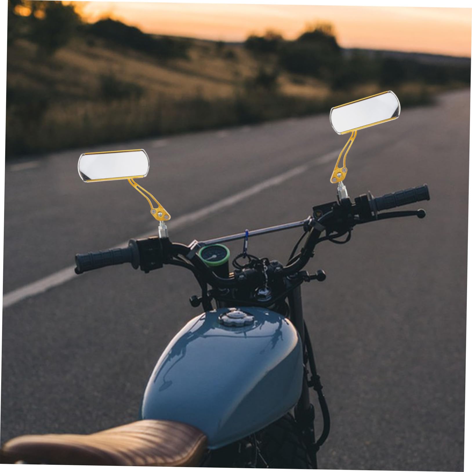 Hemobllo 2pezzi Specchietto Retrovisore Per Bicicletta e Scooter Elettrici Specchietti Retrovisori Regolabili Per Accessori Per Biciclette e Mountain Bike