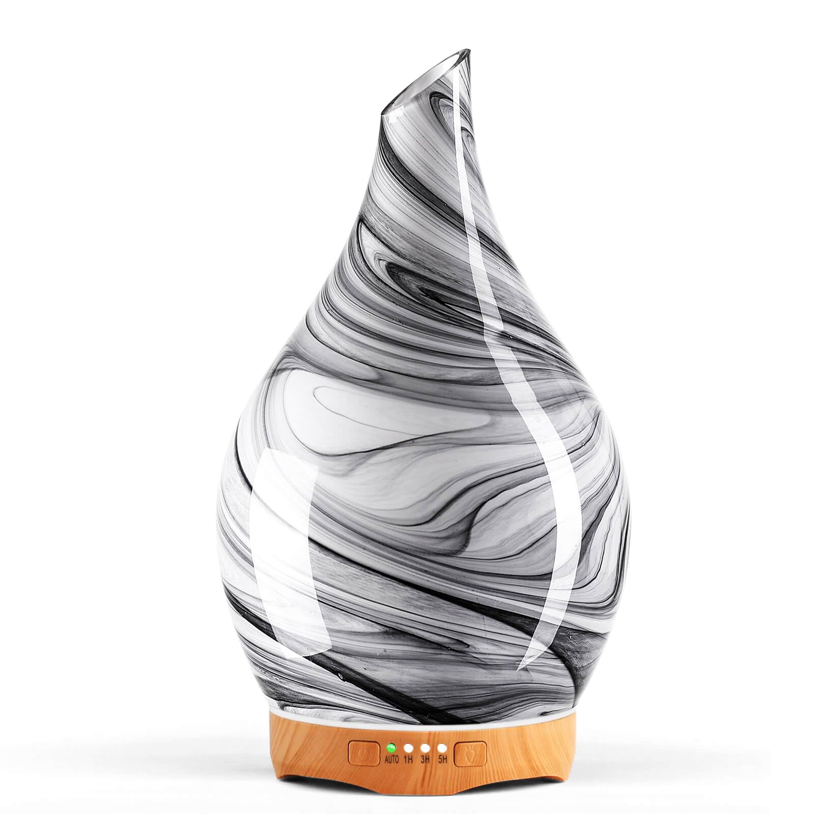 Porseme 280ml Essential Oil Diffuser Glass Color Changing Aroma Air Diffusers Aromatherapy Ultrasonic Cool Mist Humidifier 7 Running Hours Waterless Auto-Off for Sleeping, Yoga, Office, Spa (Desert) — view 32