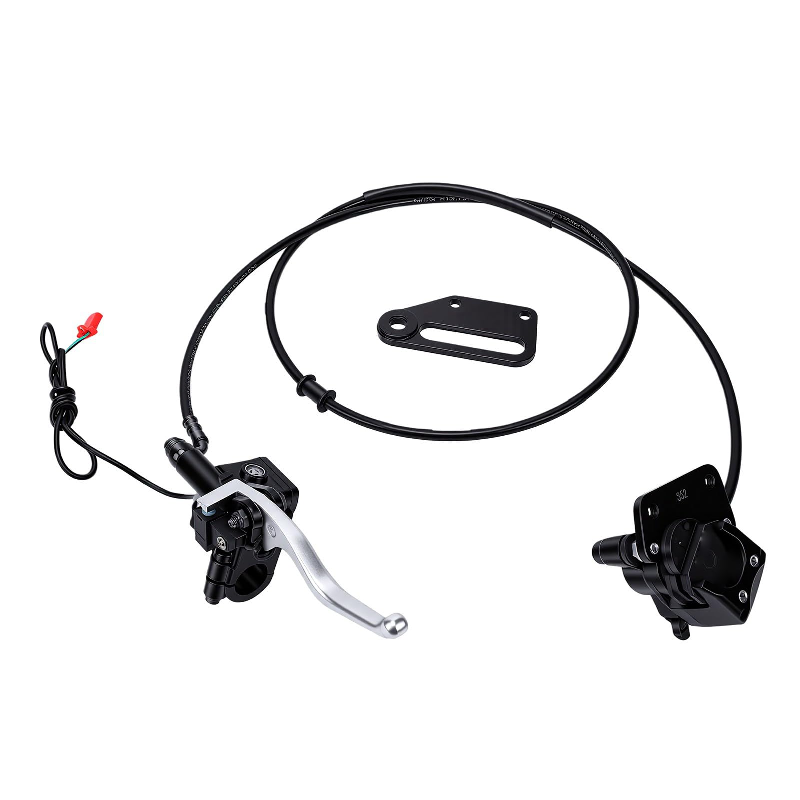 Hydraulischer Fahrradbremshebel mit Bremssattel Handbrems Hauptzylinder Kit Ersatz für Tutto Soleil 01 Scheibenbremsen Baugruppe (Satz Hinterrad-Scheibenbremse und linker)