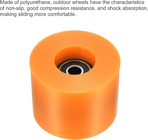 Vista 12 de PATIKIL Longboard Ruedas con Rodamientos ABEC-9, Street Wheels para Skateboards Cruiser Wheel Reemplazo Azul