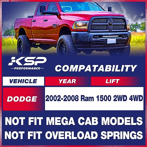 Image of KSP Ram 1500 2in Rear Lift Kit for Dodge 1500 2wd 4wd 2002-2008