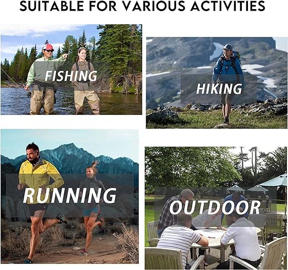 Riverruns Fishing T-Shirt Men’s UPF 50+ Sun Protection Fishing Shirt Short Sleeve Performance Tee #1006 6