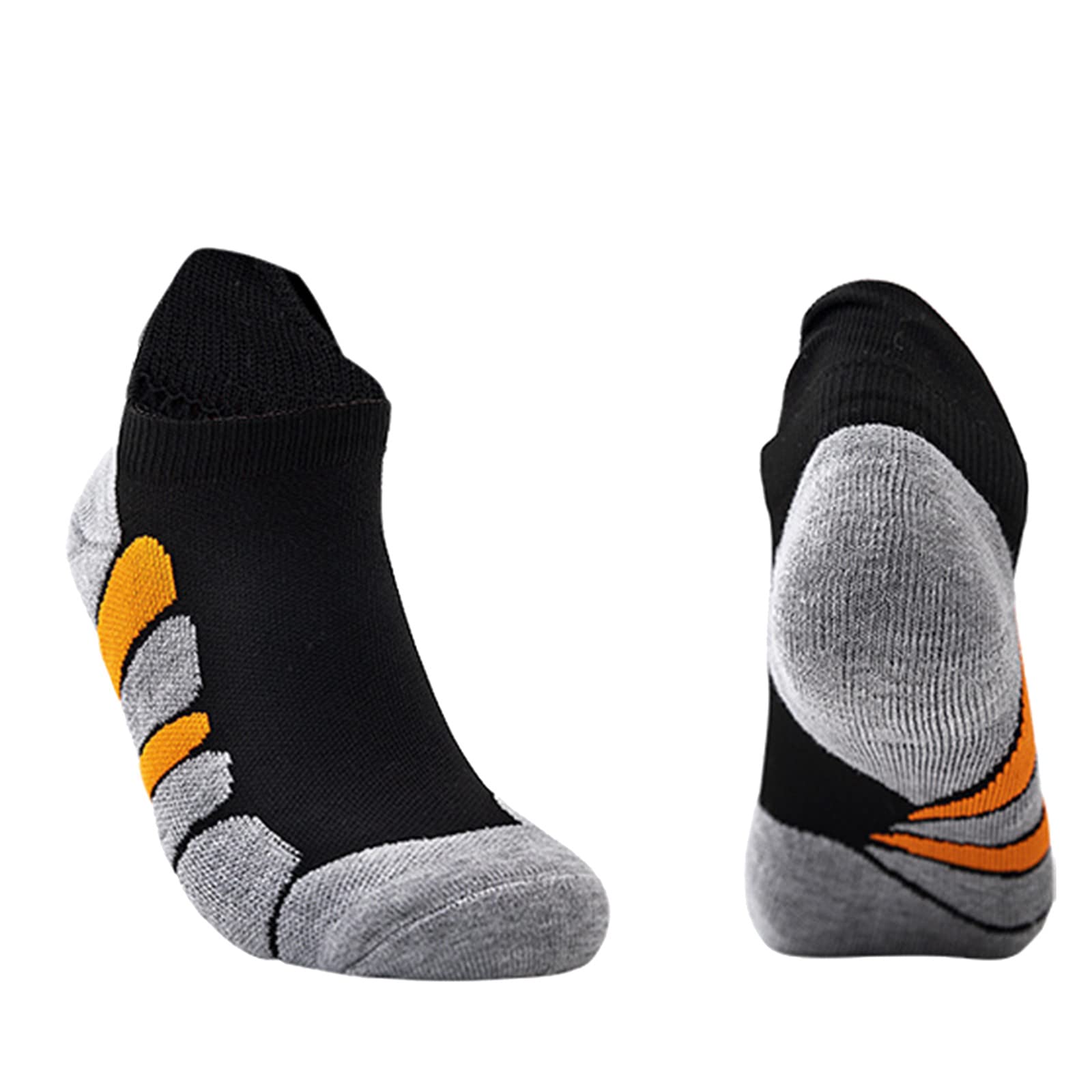 Skarpety do sneakersów dla mężczyzn i kobiet, 38-44, sportowe, bawełniane, oddychające, do biegania dla mężczyzn i kobiet, do fitnessu, biegania, na co dzień i w czasie wolnym – 6 par, beżowy, rozmiar uniwersalny
